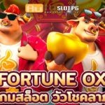 Fortune Ox jun 888 .com เว็บตรง สล็อต PG อันดับ 1 ฝากถอนออโต้ มั่นคง ปลอดภัย
